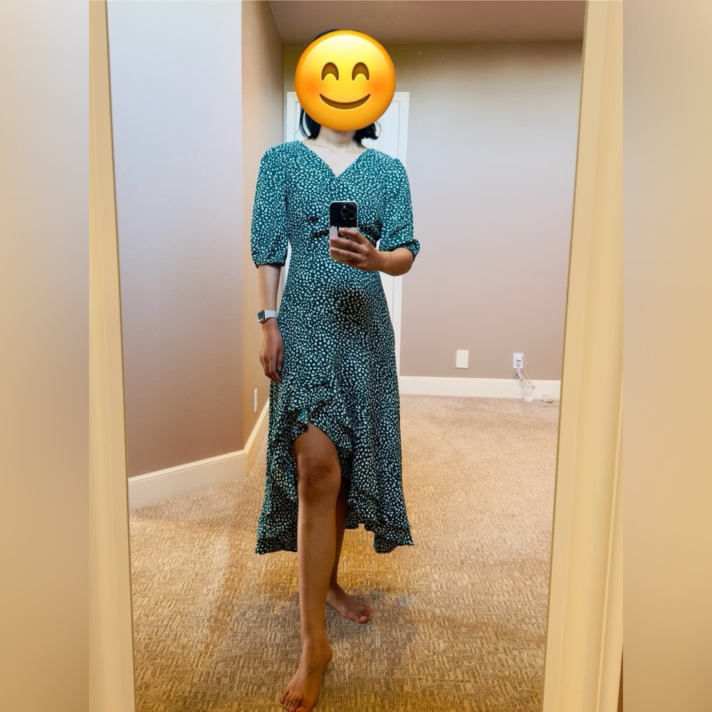Summer Vacation Maxi Dress Vintage Green